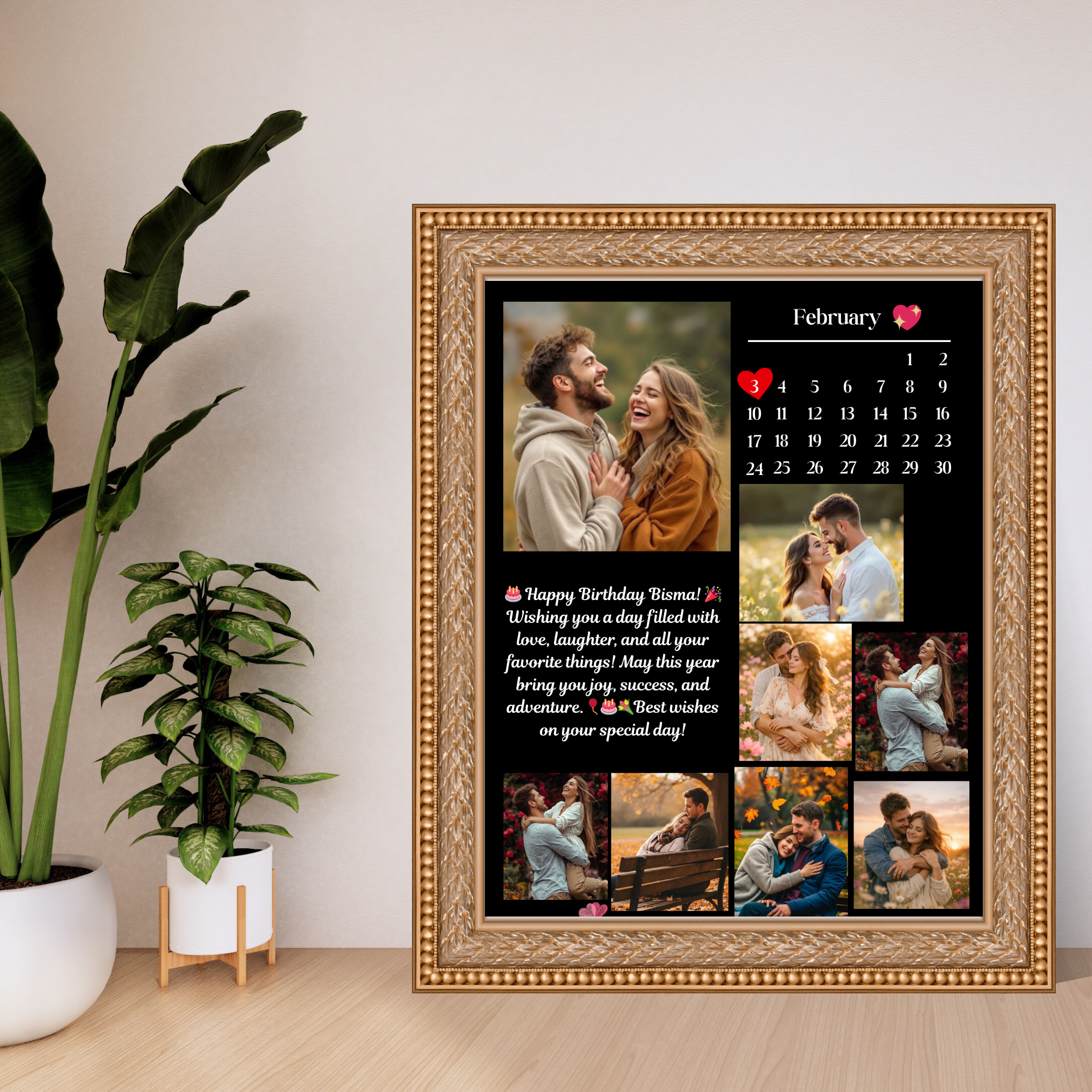 Personalised Birthday Design gift for your best friend , Print for best friends, Gift for friends, Christmas gift/ Digital Download